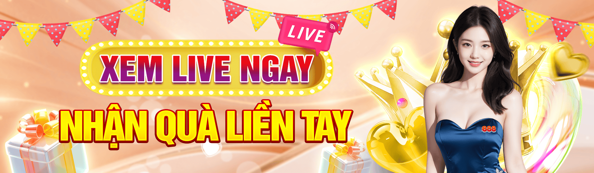 Hình ảnh quảng cáo của lucky88 hiển thị nền tảng và các lợi ích