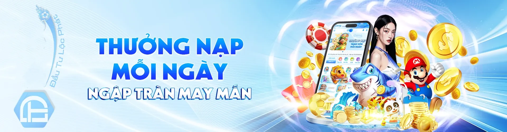 Hình ảnh quảng cáo của lucky88 hiển thị nền tảng và các lợi ích