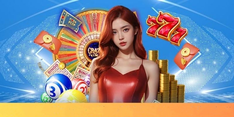 Hình ảnh quảng cáo của lucky88 hiển thị nền tảng và các lợi ích